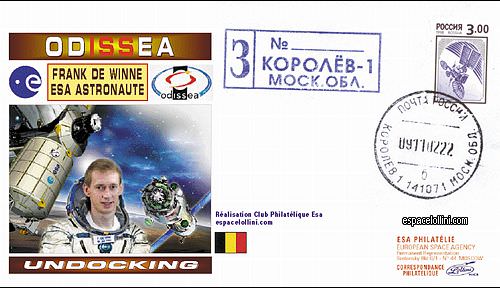 enveloppe ba 891 C - K 1157 Mission ESA au dpart de Bakonour. - cover ba 891 C - K 1157 Mission ESA au dpart de Bakonour.