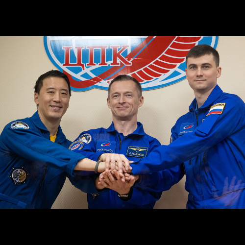 image of SOYUZ MS-27 - expedition 72-73 Sergey Ryzhikov Alexey Zubritsky Jonny Kim