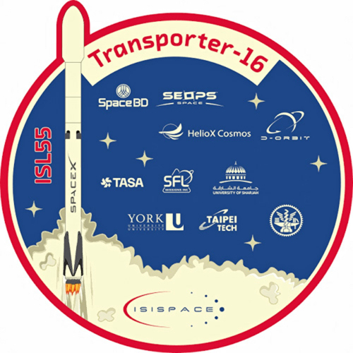 image of TRANSPORTER 16 - FALCON 9 - SPACEX