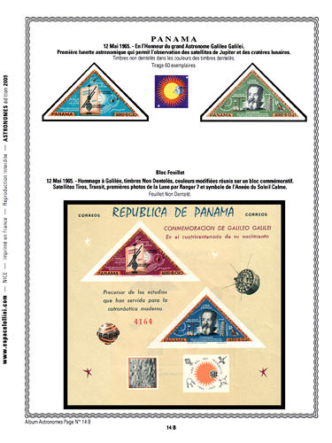 page number astronome_14_B_ from album astronome to collect stamps