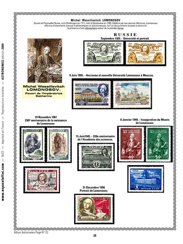 page number astronome_20__ from album astronome to collect stamps