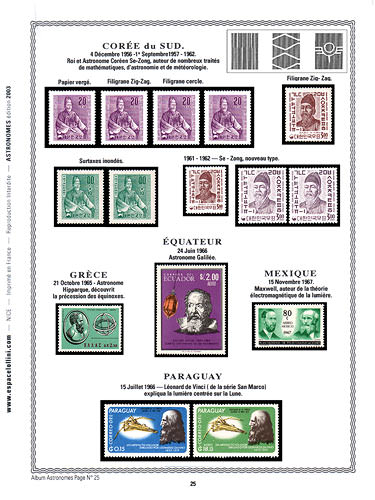 page number astronome_25__ from album astronome to collect stamps