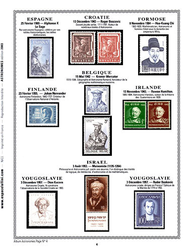 page number astronome_4__ from album astronome to collect stamps