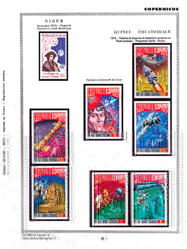 page astronome_51__ de album collection astronome de timbres