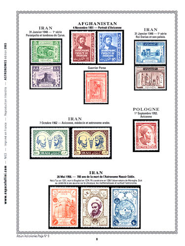 page number astronome_8__ from album astronome to collect stamps