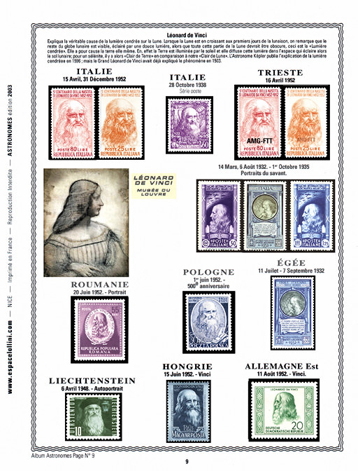 page astronome_9__ from album collection astronome of stamps