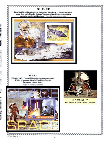 page atome_151__ de album collection atome de timbres