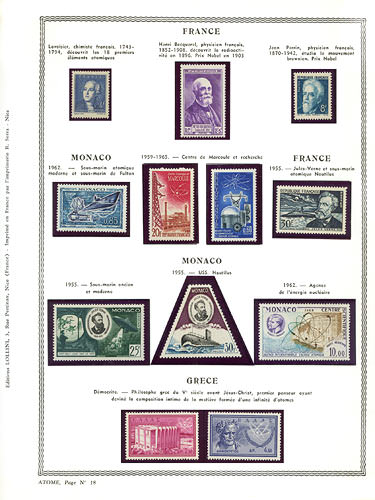 page number atome_18__ from album atome to collect stamps