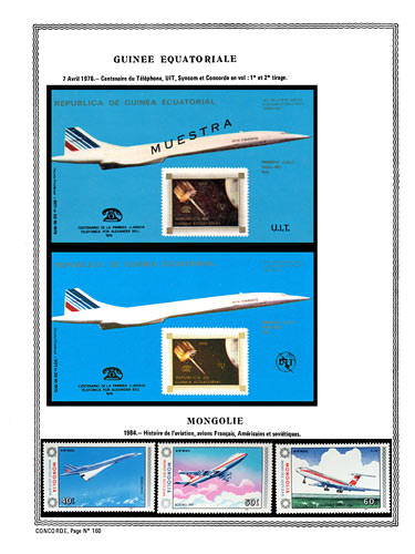 page concorde_160__ de album collection concorde de timbres