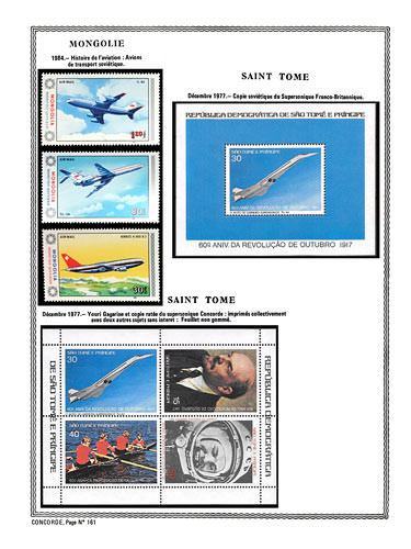 page concorde_161__ de album collection concorde de timbres