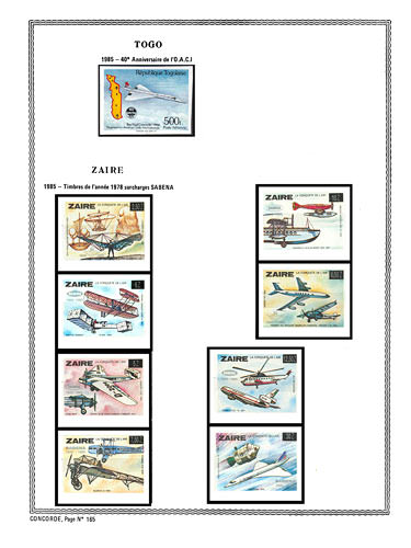 page concorde_165__ de album collection concorde de timbres