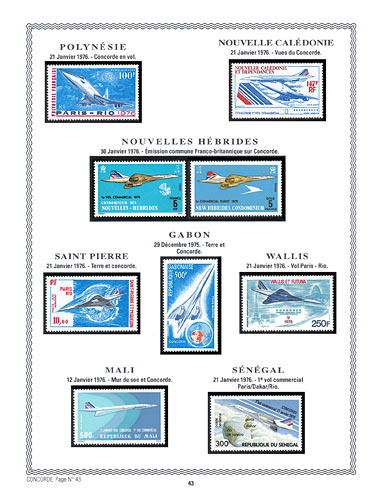 page concorde_43__ de album collection concorde de timbres