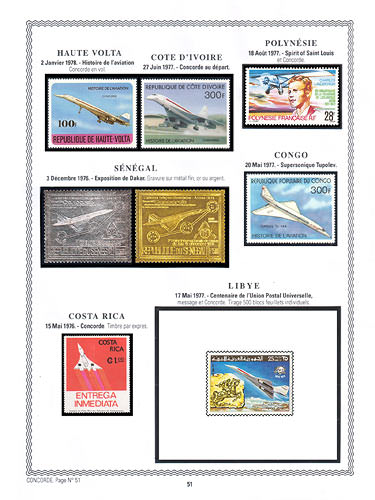 page concorde_51__ de album collection concorde de timbres