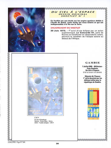 page concorde_544__ de album collection concorde de timbres