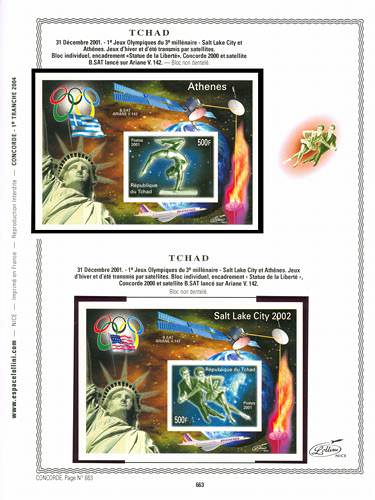 page concorde_663__ de album collection concorde de timbres