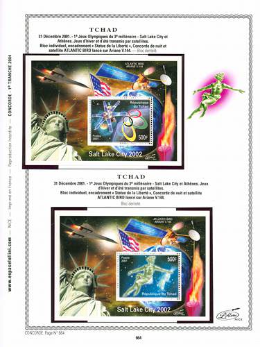 page concorde_664__ de album collection concorde de timbres