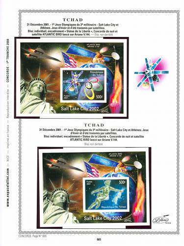 page concorde_665__ de album collection concorde de timbres