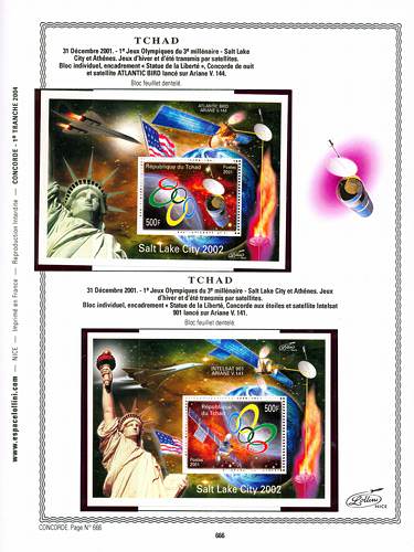 page concorde_666__ de album collection concorde de timbres