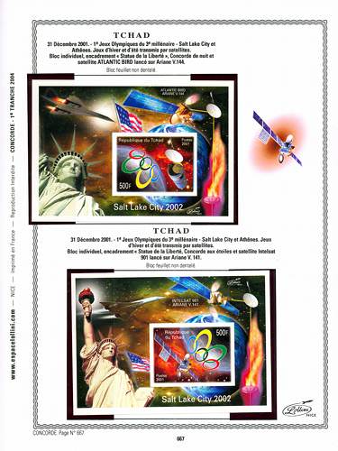 page concorde_667__ de album collection concorde de timbres