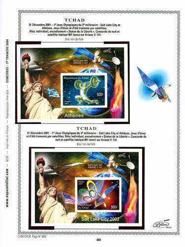 page concorde_669__ de album collection concorde de timbres