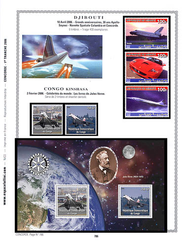 page concorde_786__ de album collection concorde de timbres