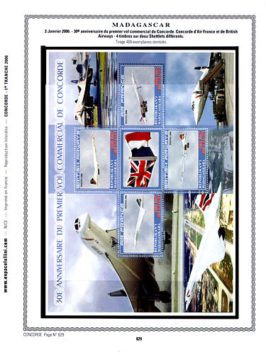 page concorde_829__ de album collection concorde de timbres