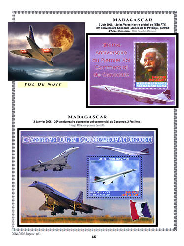 page concorde_833__ de album collection concorde de timbres