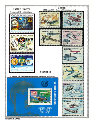 page concorde_86__ de album collection concorde de timbres