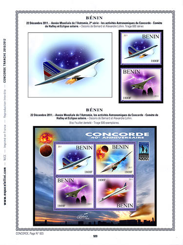 page concorde_920__ de album collection concorde de timbres
