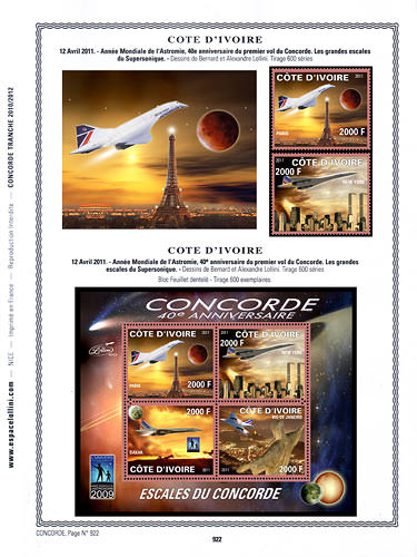 page concorde_922__ de album collection concorde de timbres