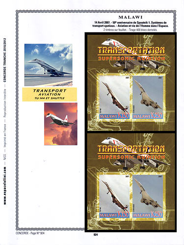 page concorde_924__ de album collection concorde de timbres