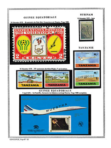 page concorde_92__ de album collection concorde de timbres