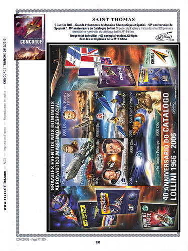 page concorde_930__ de album collection concorde de timbres