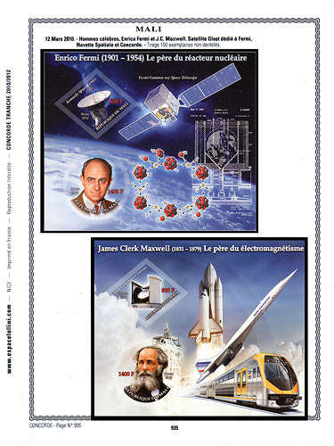 page concorde_935__ de album collection concorde de timbres