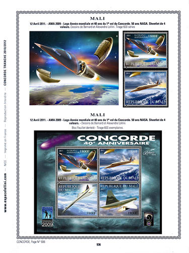page concorde_936__ de album collection concorde de timbres