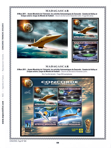 page concorde_938__ de album collection concorde de timbres