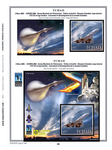 page concorde_946__ de album collection concorde de timbres