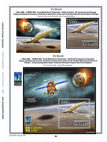 page concorde_950__ de album collection concorde de timbres