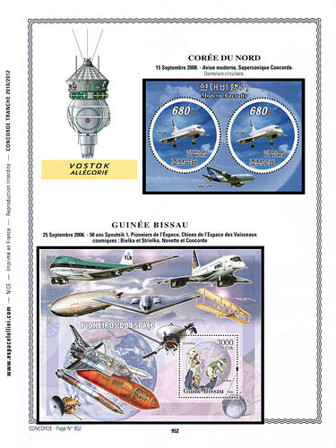 page concorde_952__ de album collection concorde de timbres