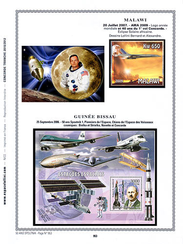 page concorde_953__ de album collection concorde de timbres