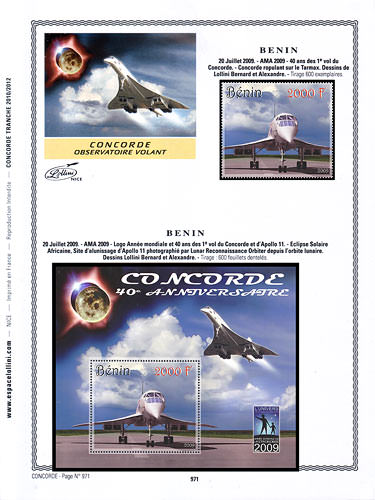 page concorde_971__ de album collection concorde de timbres