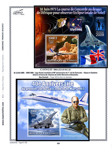 page concorde_976__ de album collection concorde de timbres