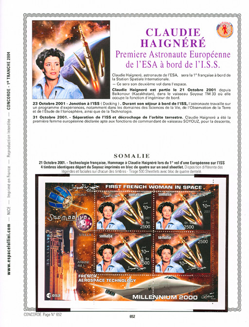 page concorde_652__ de album collection concorde de timbres