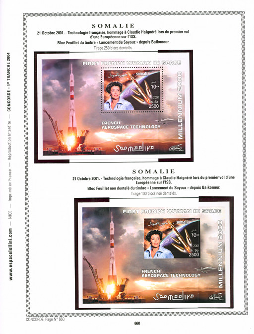 page concorde_660__ de album collection concorde de timbres