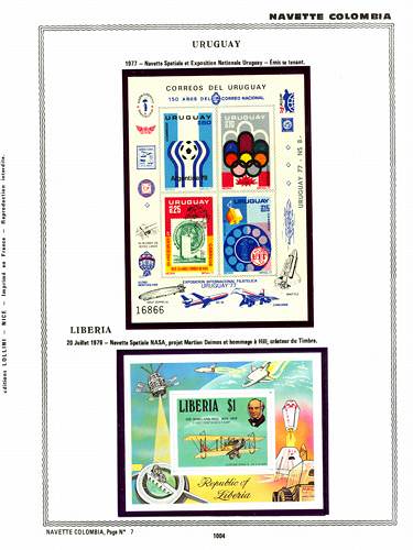 page _1004__ de album collection espace de timbres