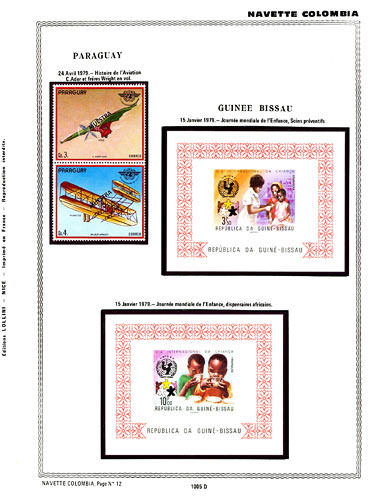 page _1005_D_ de album collection espace de timbres