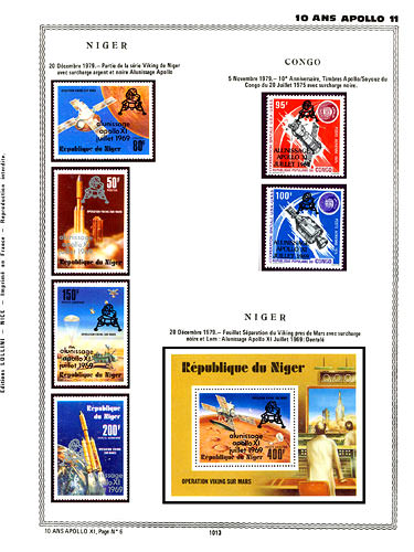 page number _1013__ from album espace to collect stamps