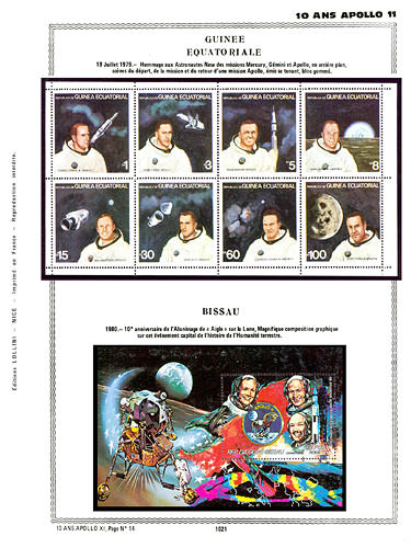 page number _1021__ from album espace to collect stamps