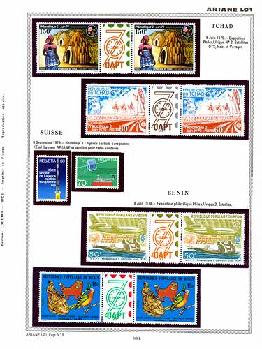 page _1055__ de album collection espace de timbres