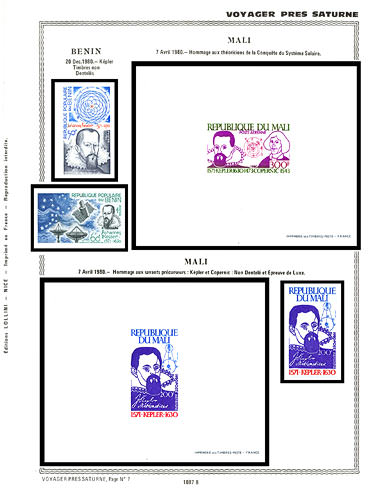 page _1087_B_ de album collection espace de timbres